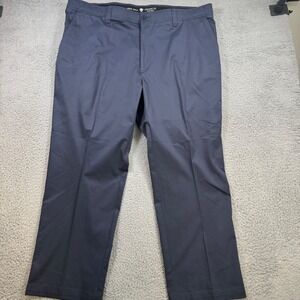 Oak Hill Mens Straight Fit Tech Pant Navy Blue Big and Tall 48x30 Stretch